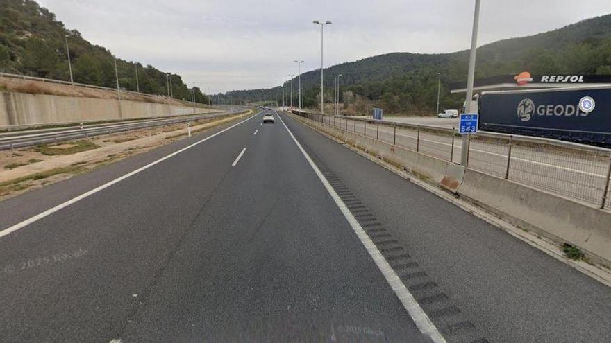 Les dues víctimes mortals de l'accident de l'A-2 a Jorba viatjaven a la furgoneta