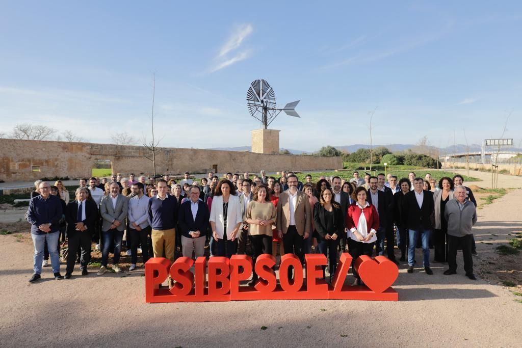 FOTOS/ El PSOE presenta sus listas al Parlament balear, al Consell de Mallorca y al Ayuntamiento de Palma