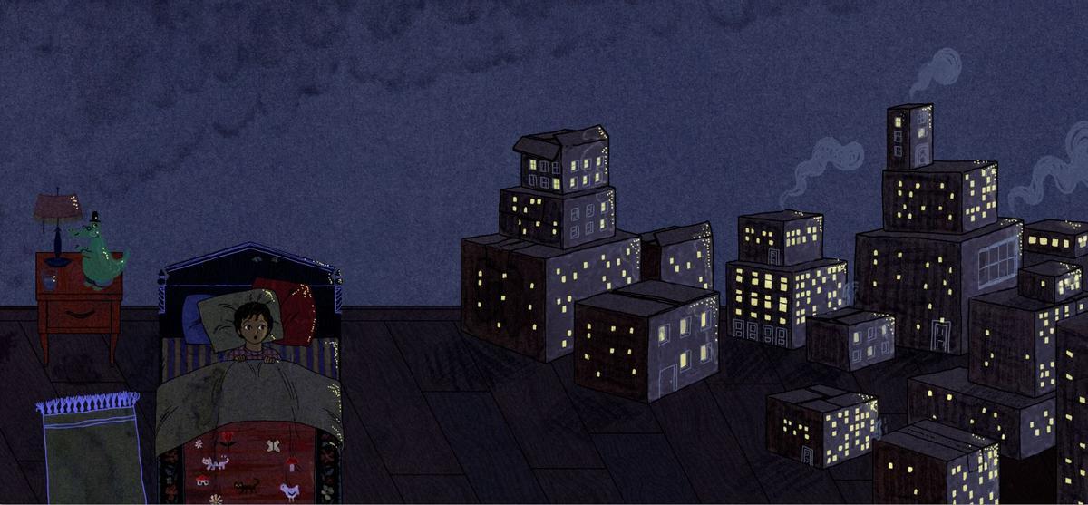 Una de les il·lustracions de Raquel Aparicio pel conte 'Beland, mi lugar en el mundo'.