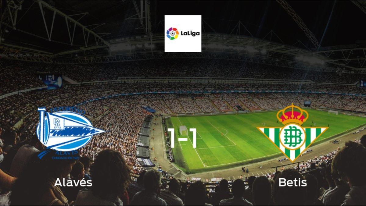 Real Betis drop points against Alavés1-1 at Estadio de Mendizorroza