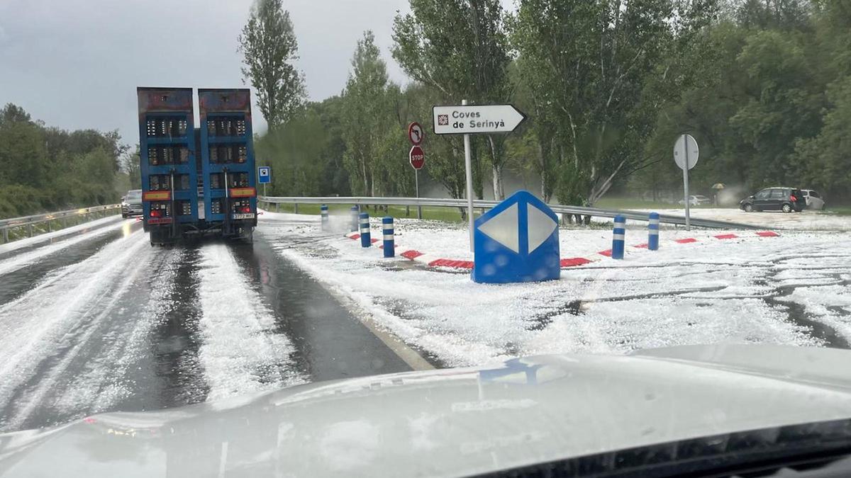 Granizo en Serinyà