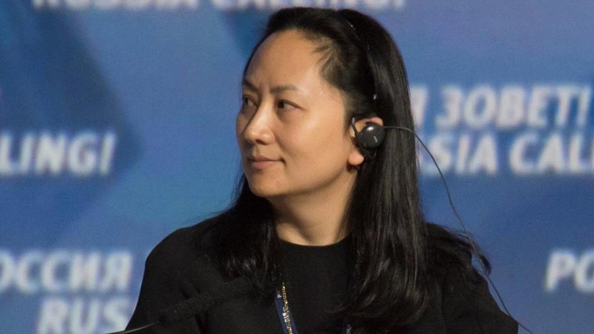 Meng Wanzhou, en una sesión del Foro de Inversión de Capital de VTB, en Moscú, el 2014.