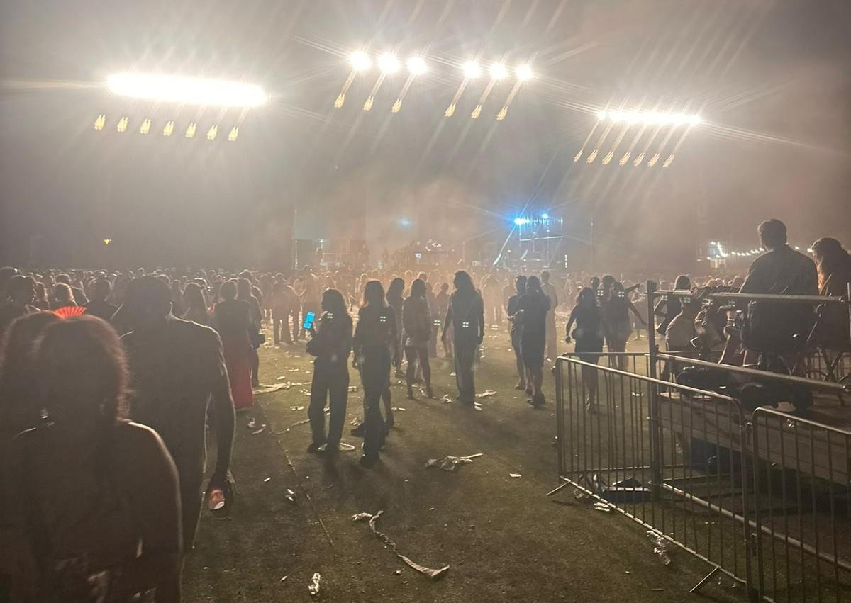 Das Ende der Show kam abrupt und blieb ohne Zugabe.
