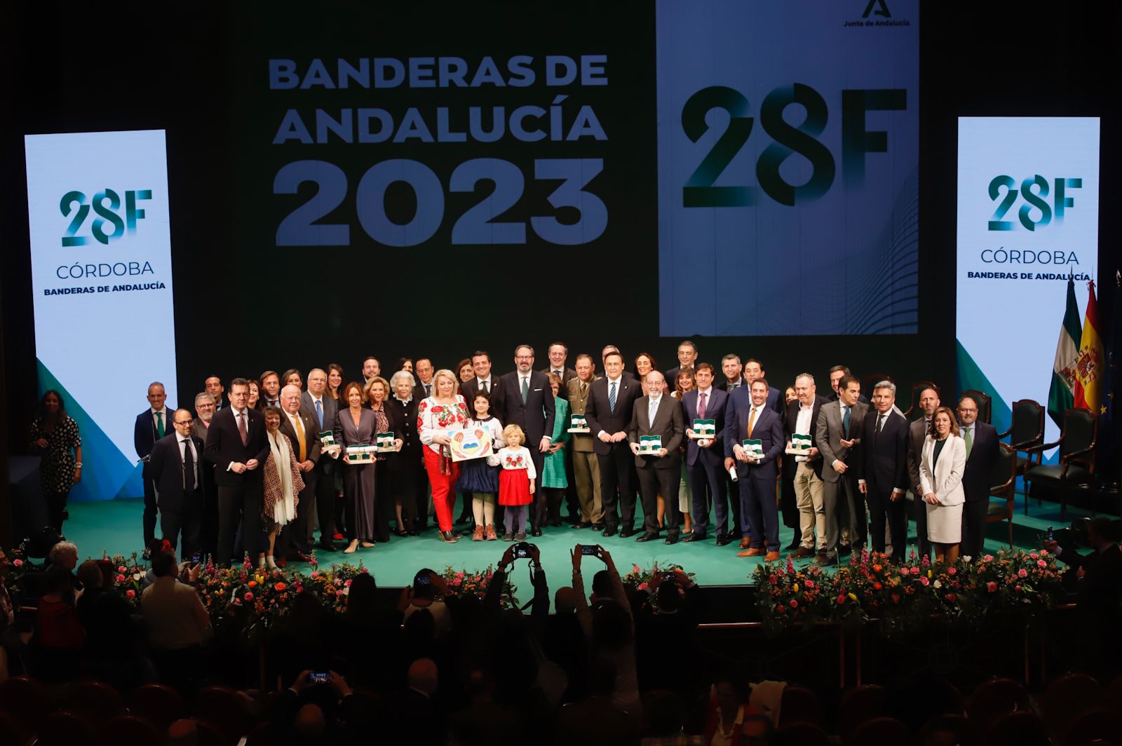 Gala de entrega de las Banderas de Andalucía en Córdoba