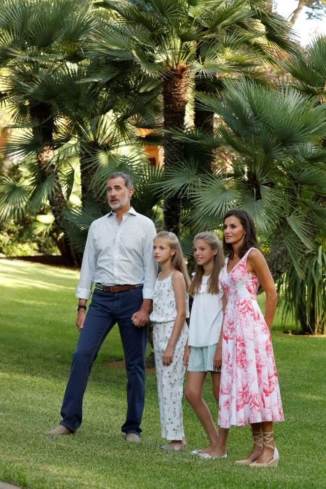 Familienfoto der spanischen Könige auf Mallorca