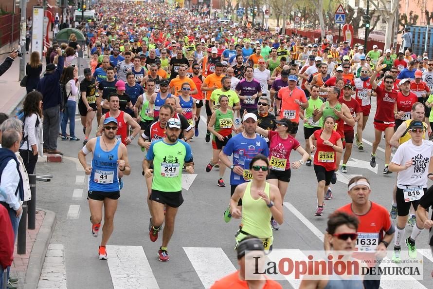 Media Maratón de Murcia: salida