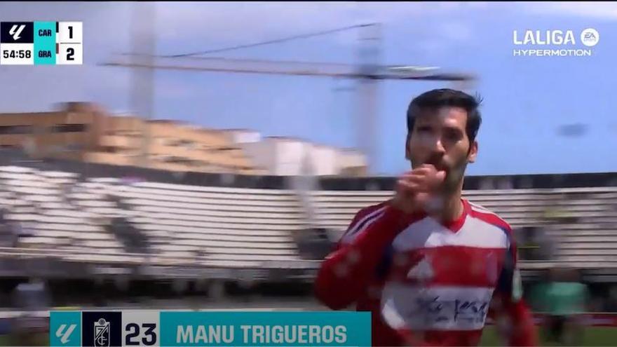 El 1-3 del Granada en el Cartagena 2-3 Granada de la jornada 36 de LaLiga Hypermotion