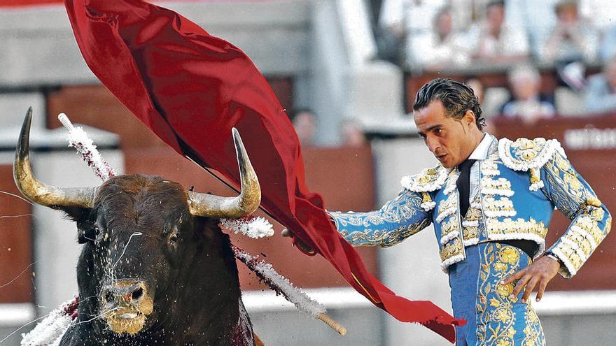 Una imagen de archivo de Iván Fandiño de la última feria de San Isidro de Madrid. // Efe