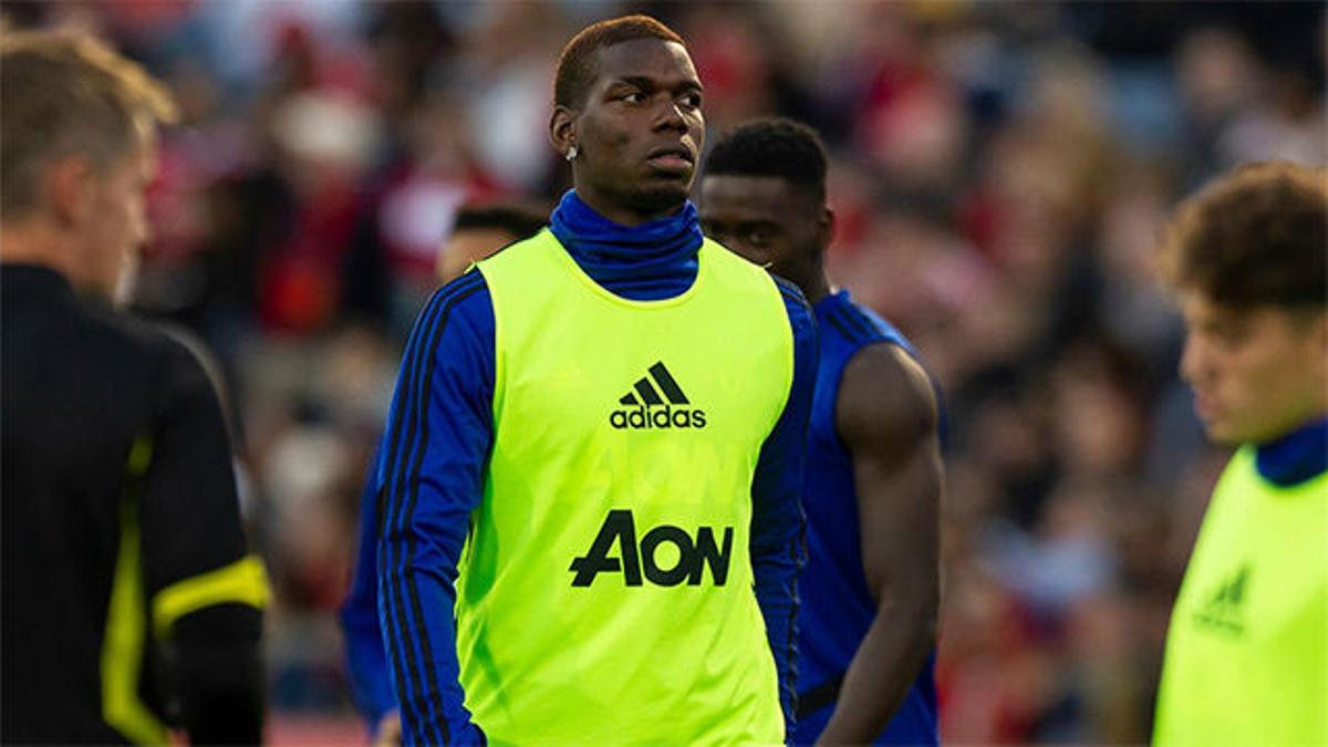 La última imagen de Paul Pogba con el Manchester United en Australia