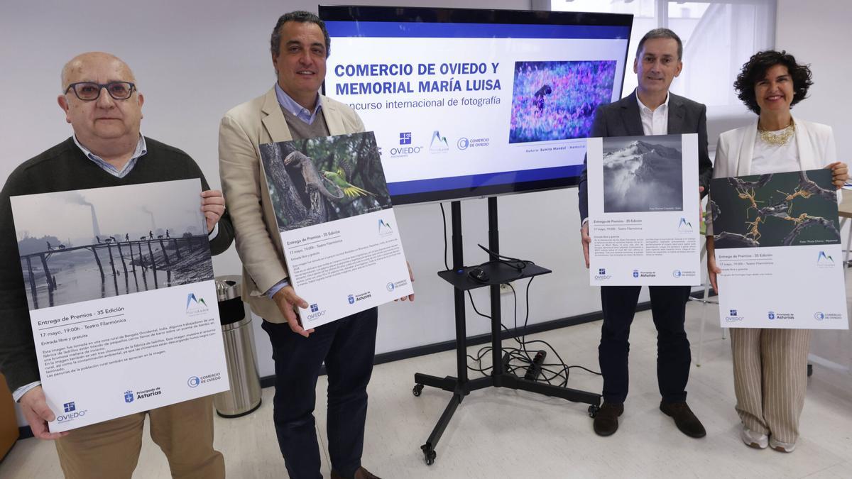 De izquierda a derecha, Luis Bobes, Nacho del Río, Sara Menéndez y Román Benito.