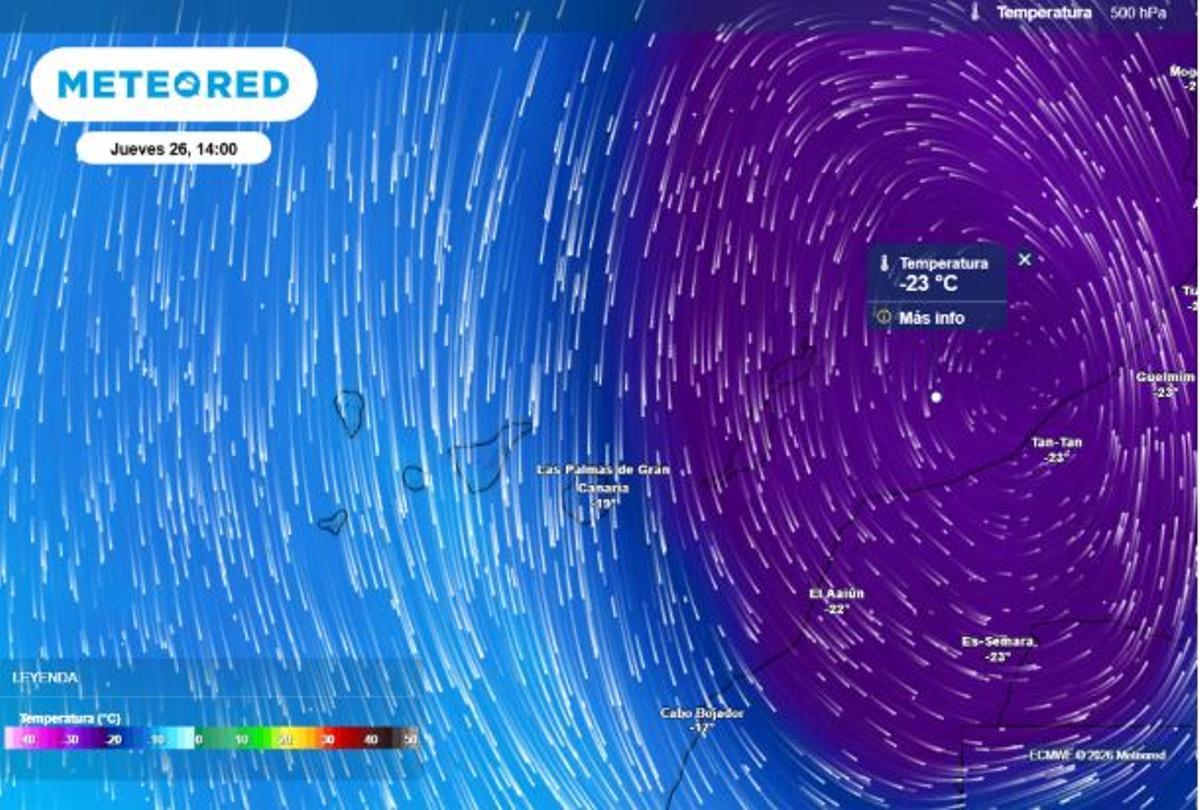 Una dana sobre Canarias: entre qué horas las lluvias serán más fuertes