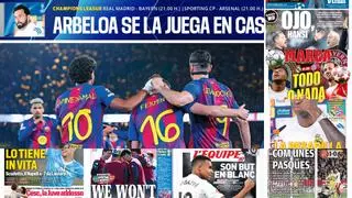 Estas son las portadas de la prensa deportiva de hoy