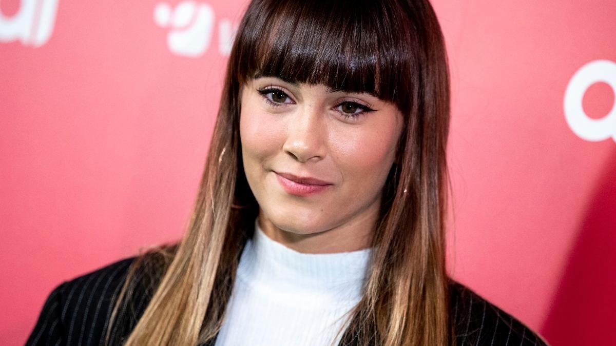 Aitana Ocaña en la presentación de los Premios Dial