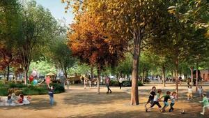 Barcelona renova el parc de Can Dragó: zona infantil més gran, nova àrea per a gossos i barres de cal·listènia