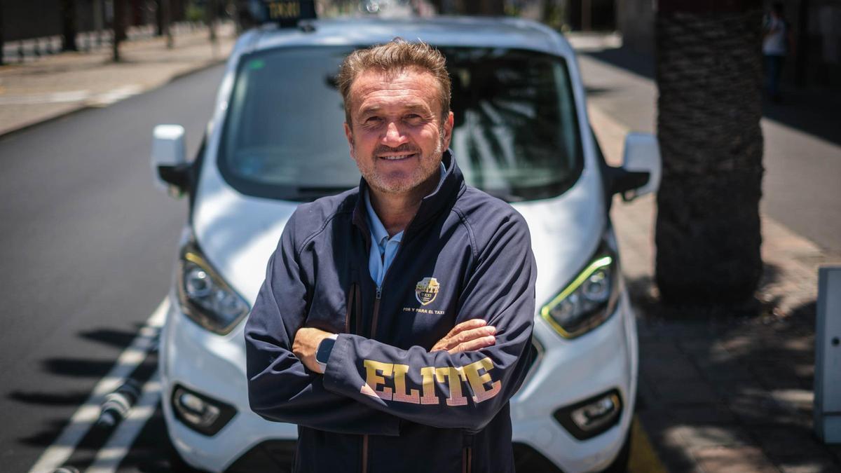 Miguel Ojeda, presidente de Elite Taxi, que incrementó su ventaja en las últimas elecciones en el sector.