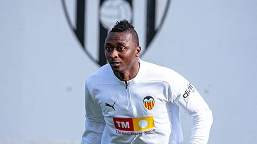 Umar Sadiq, en su paso por el Valencia CF