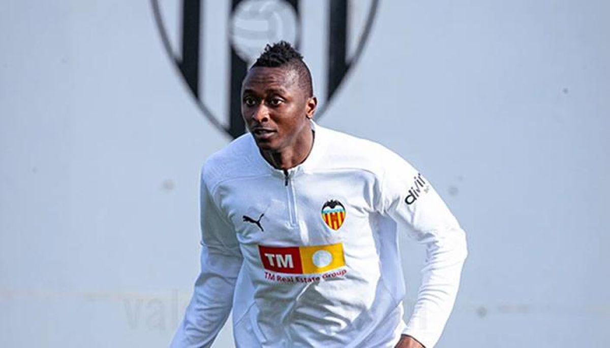 Umar Sadiq, en su paso por el Valencia CF