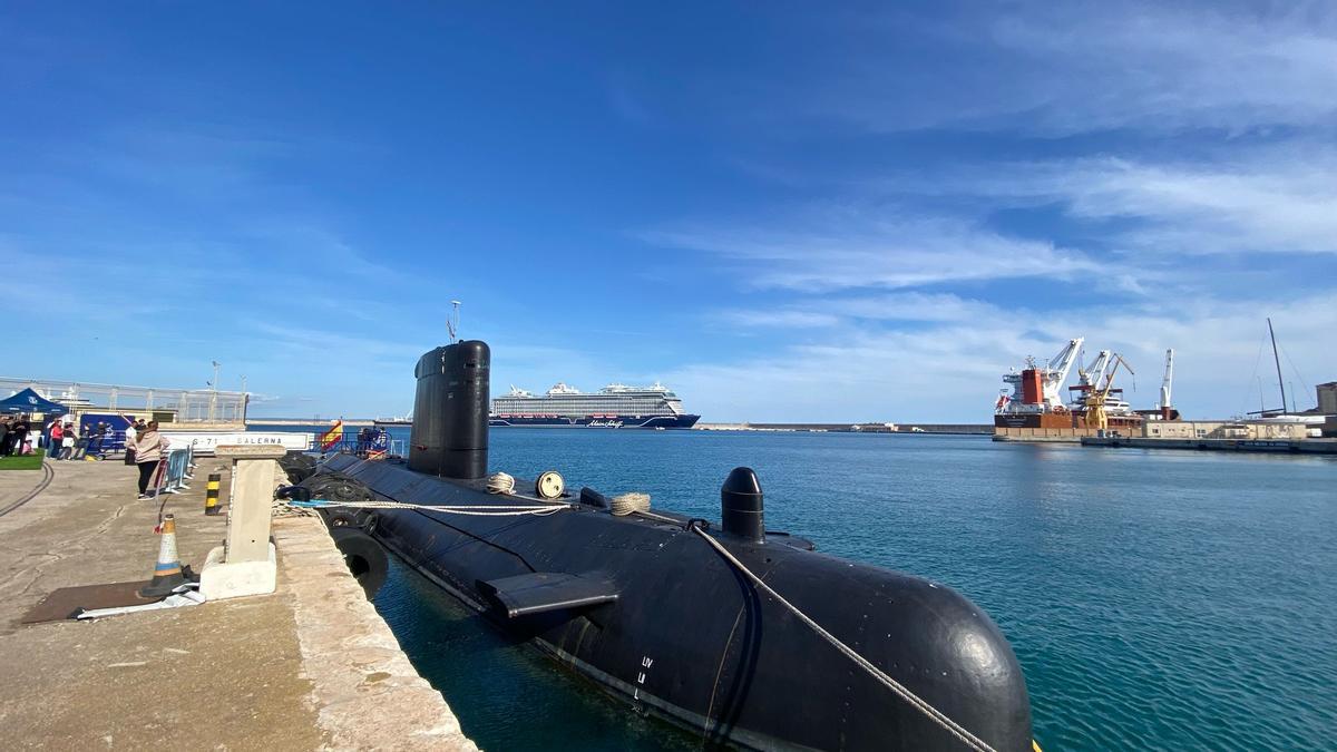 Llega a Palma el submarino S-71 'Galerna', que podrá visitarse este sábado