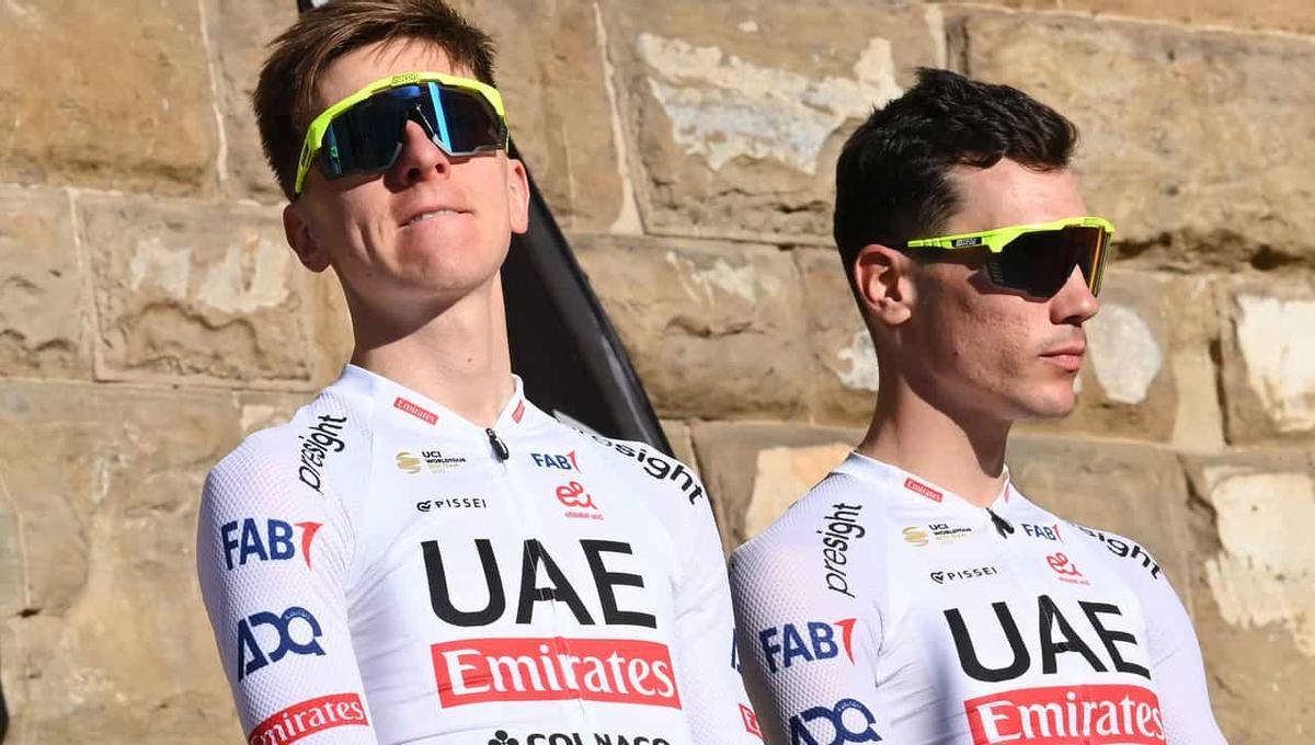 Pogacar, junto a Juan Ayuso esta temporada