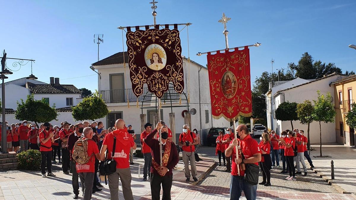 Encuentro de peregrinos en Santa Eulalia (Úbeda).