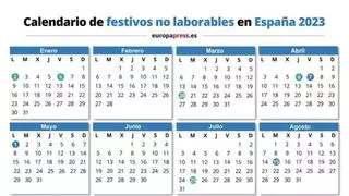 Calendario laboral 2023: días festivos y puentes en la Región de Murcia