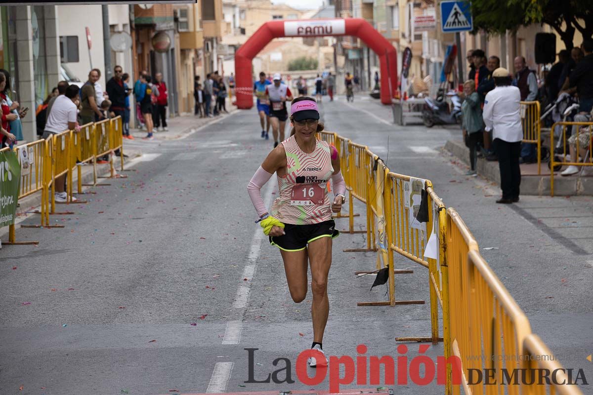 Carrera Popular Urbana y de la Mujer de Moratalla ‘La Villa, premio Marín Giménez (línea de meta)