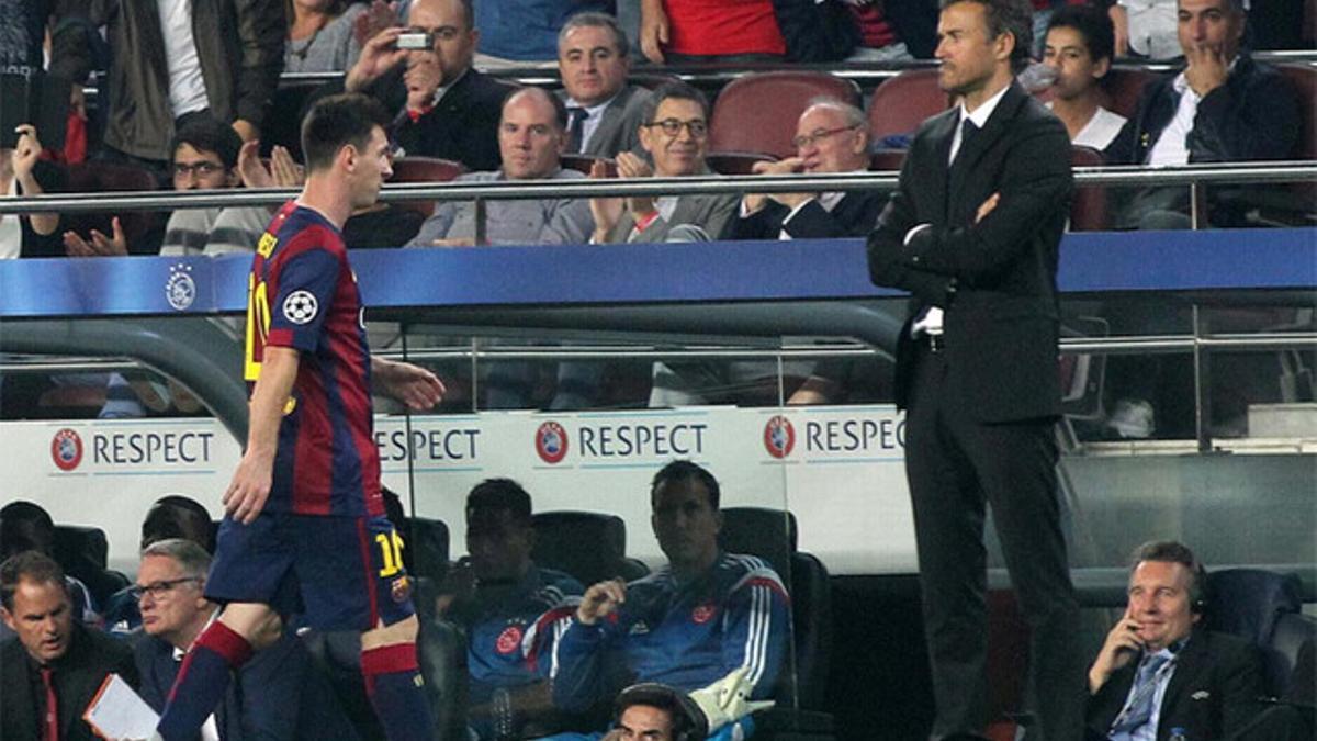 El futuro de Luis Enrique pasa por reconducir su relación personal con Messi