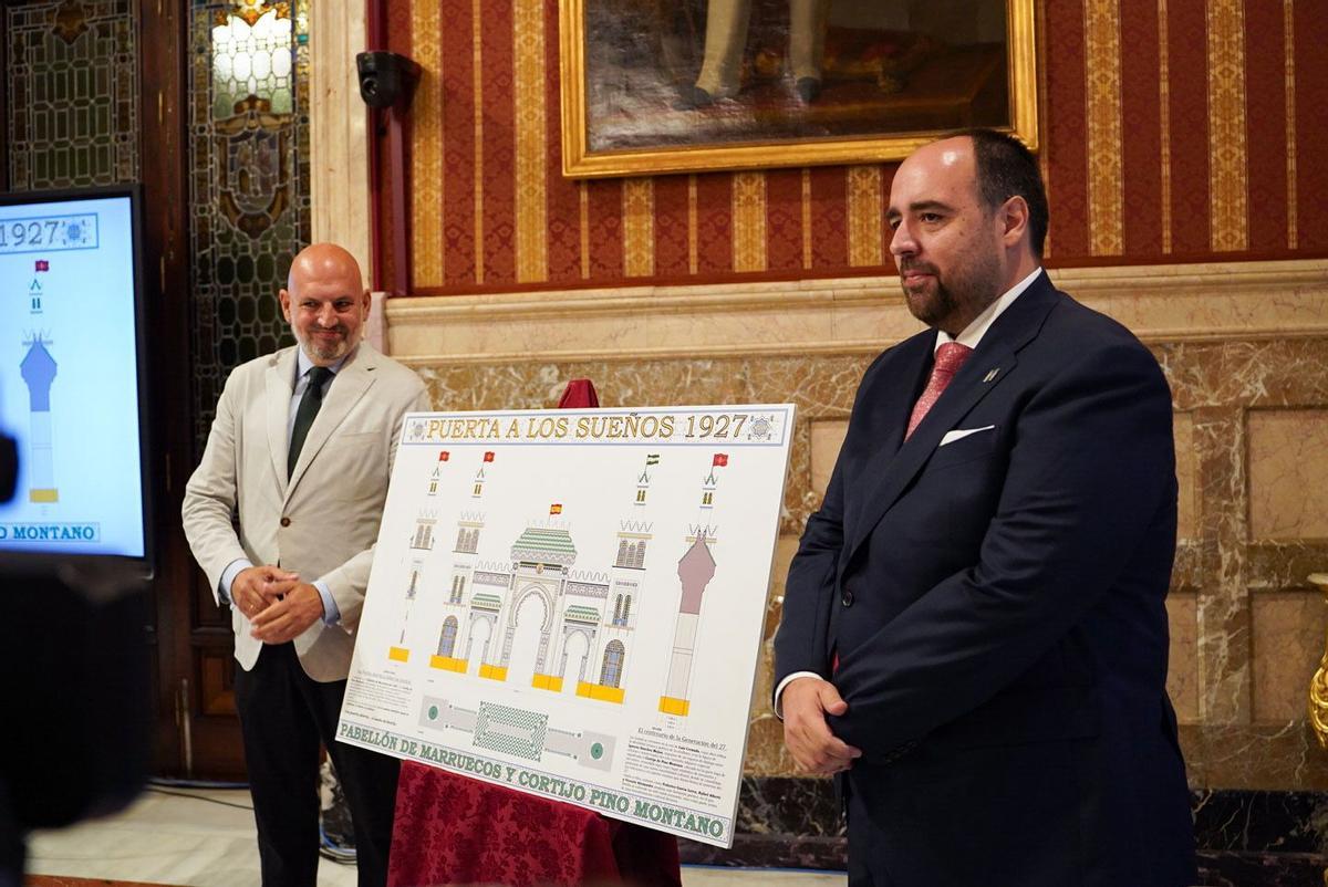 Presentación de la Portada de la Feria de Abril 2027 en Sevilla.