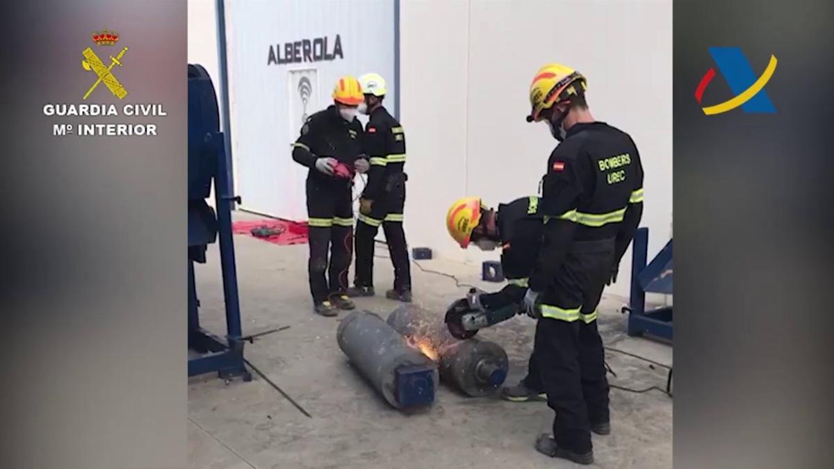 Ocultan media tonelada de cocaína en una trituradora enviada desde Colombia