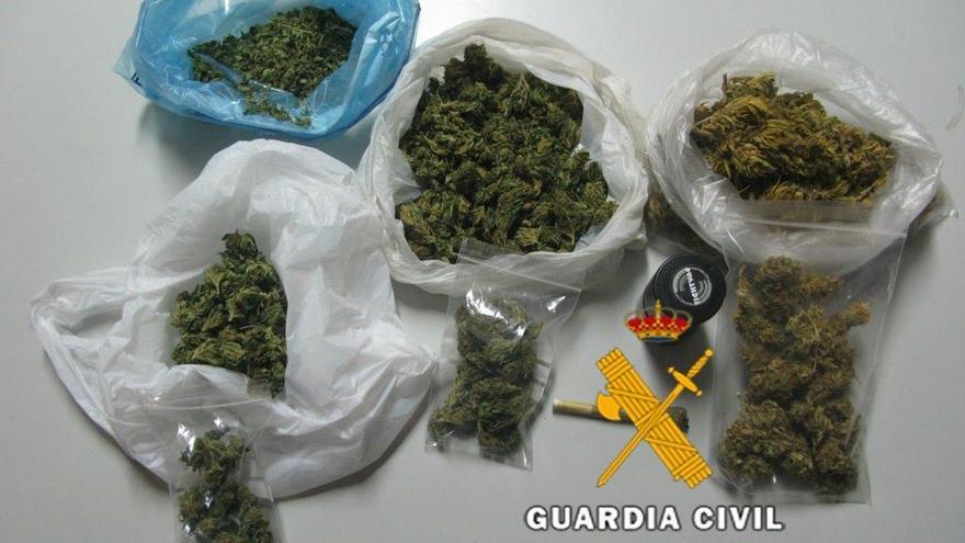 La marihuana fue la sustancia de la que se intervino más cantidad.