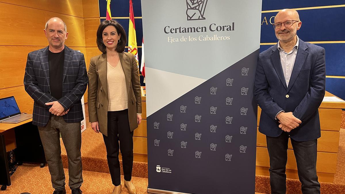 El Certamen Coral de Ejea ha presentado este martes su 50 edición.