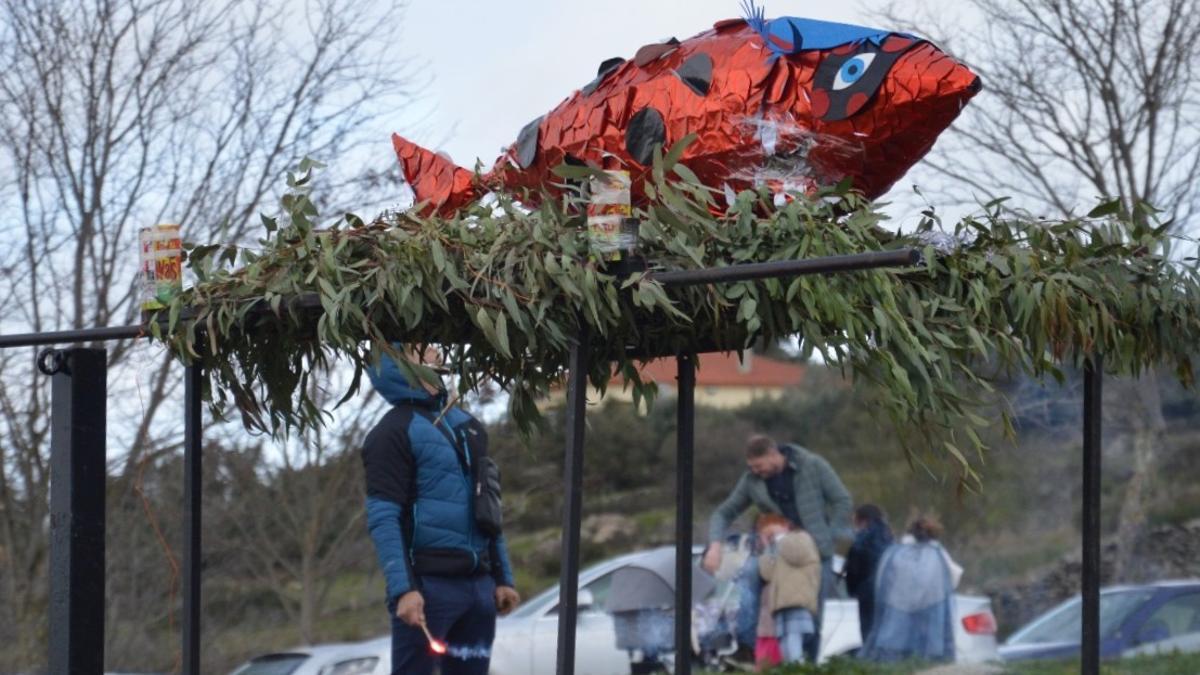 Quema de la sardina en el recinto ferial