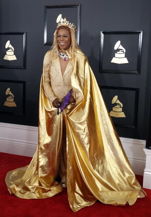 Big Freedia, en la alfombra roja de los premios Grammy.