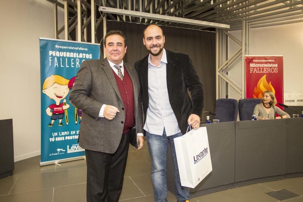 Entrega de premios del concurso de Microrrelatos Falleros de Levante EMV