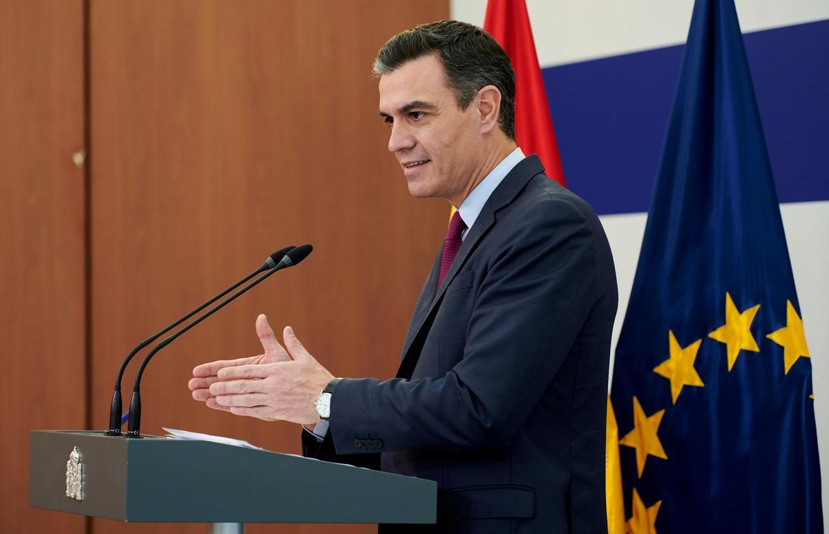 La roda de premsa de Pedro Sánchez a Finlàndia, en directe