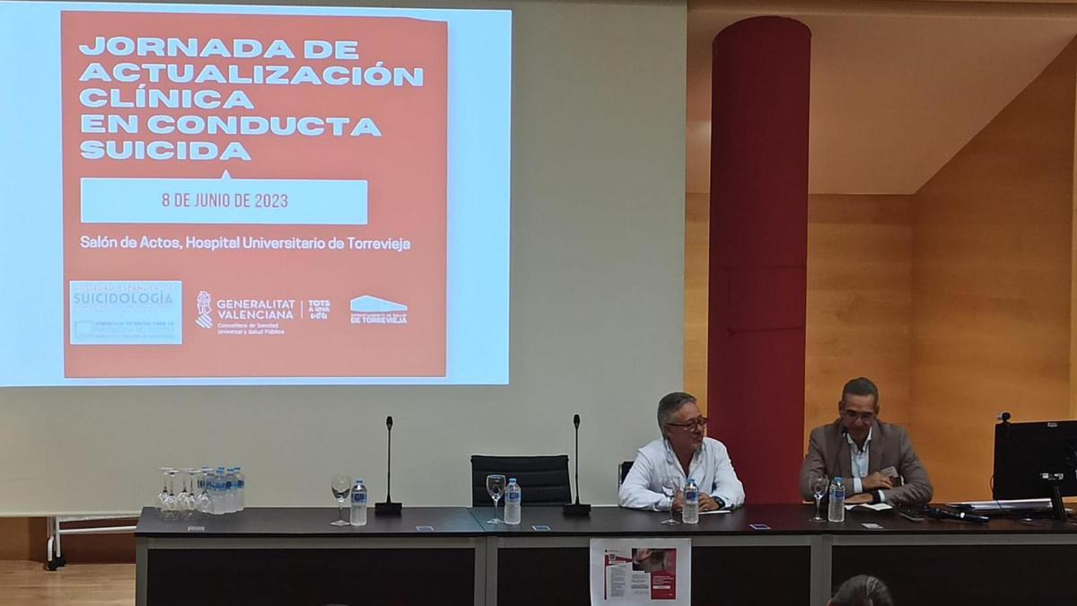 Un momento de la jornada desarrollada en el Hospital Universitario de Torrevieja