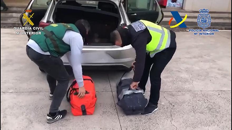 Seis detenidos y 268 kilos de cocaína incautados en el mayor alijo en Lanzarote