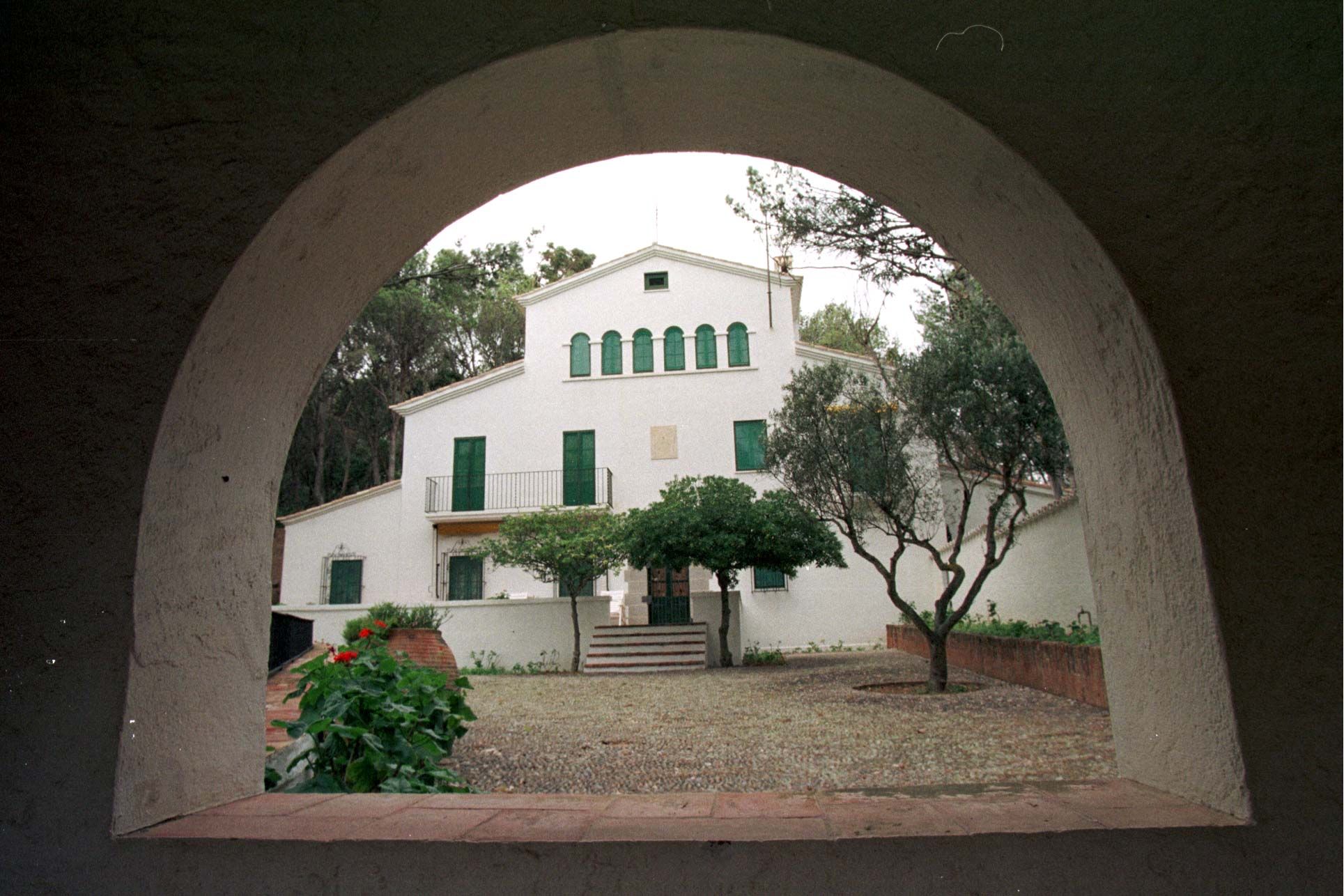 Cala Senià, en Palamós, donde se alojó Capote, hoy residencia de escritores.