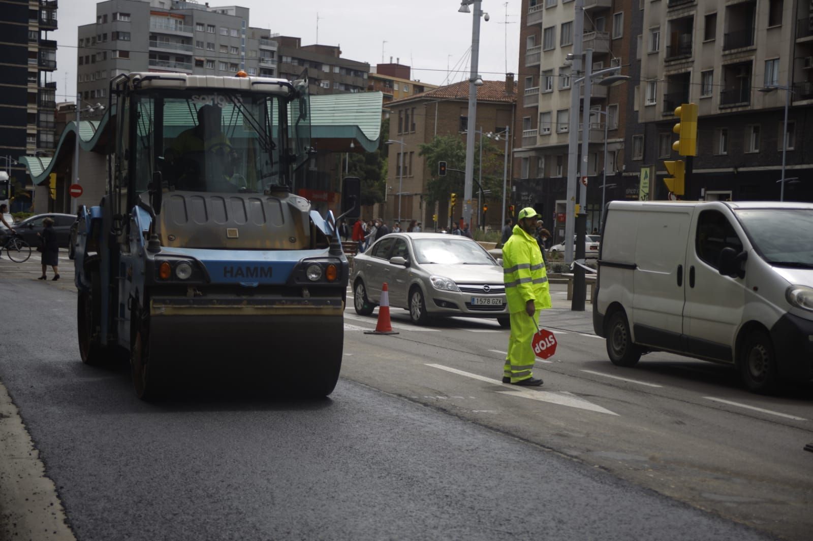 FOTOGALERÍA | Atasco en la Avenida Goya de Zaragoza