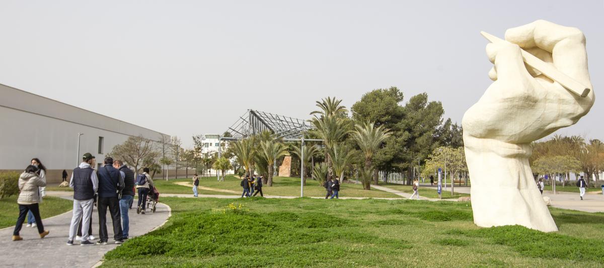 Vista general del campus de la Universidad de Alicante.