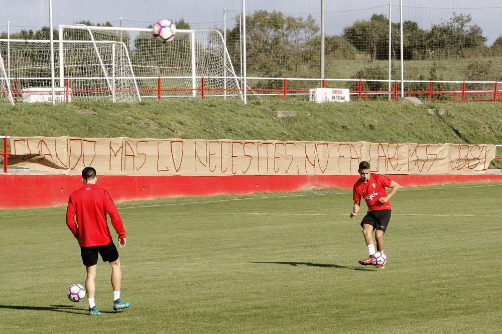 Entrenamiento del Sporting