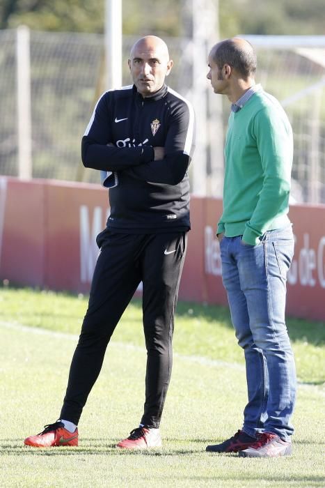 Entrenamiento del Sporting