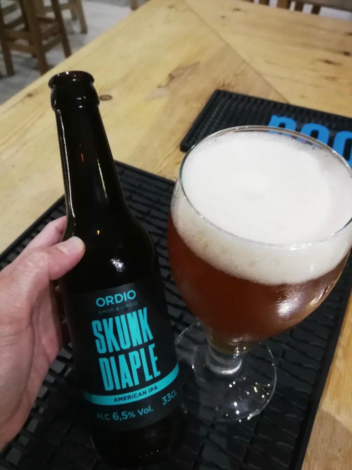 Un ejemplar de las cervezas elaboradas por la marca Ordio