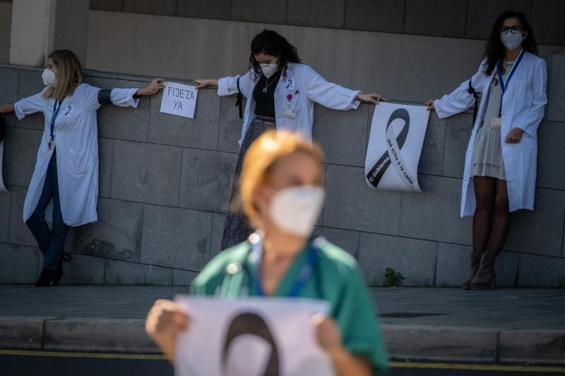 Huelga de médicos en el Hospital Nuestra Señora de La Candelaria