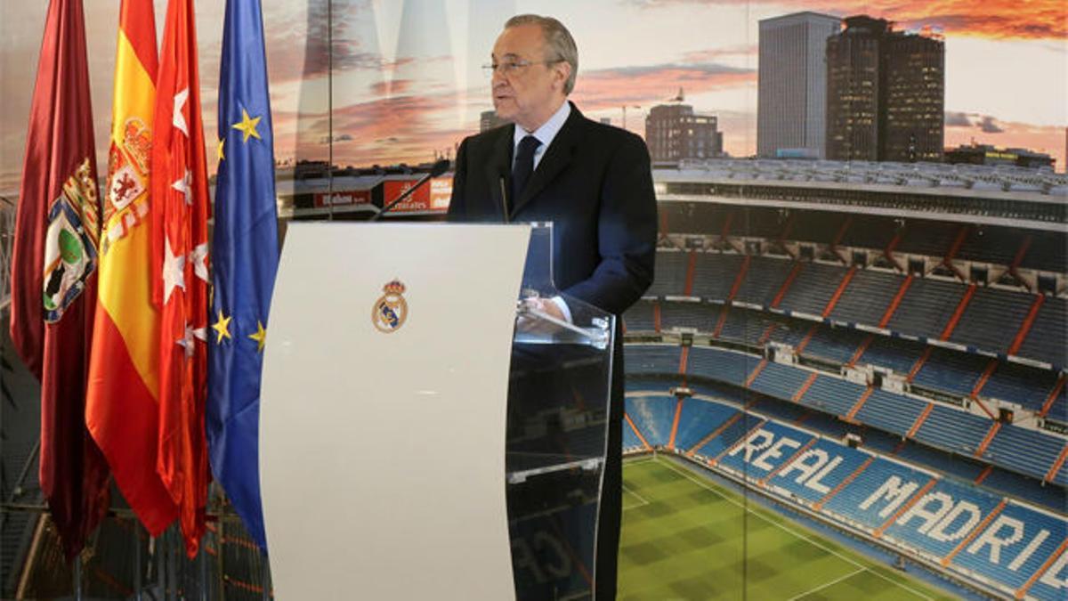 Florentino Pérez plagia su discurso de 2017