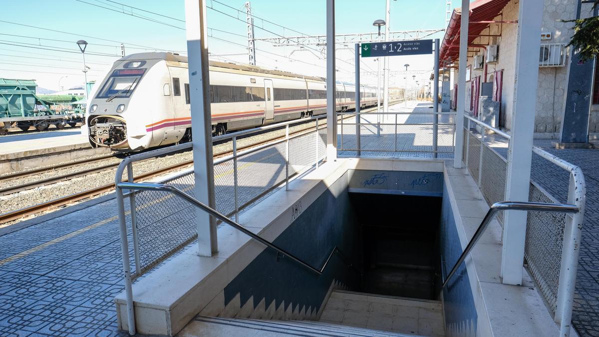 La estación del tren de Villena.