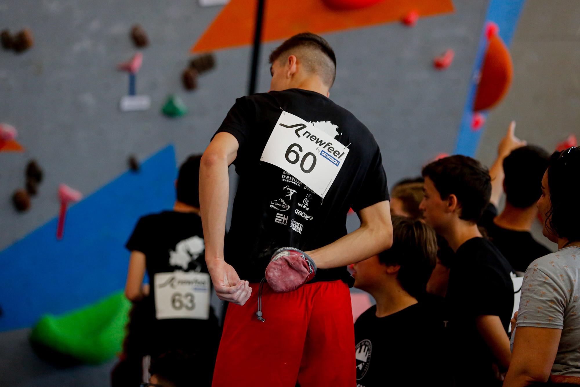 Las imágenes del Campeonato Balear de Escalada en Ibiza