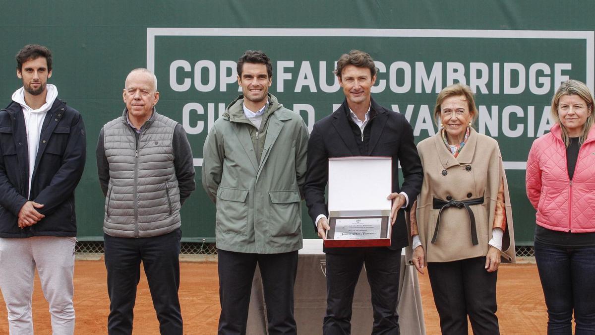 Juan Carlos Ferrero, Paz Zúnica, Pablo Andújar, Ana Salas, Antonio Martínez Cascales y Carlos Taberner. | F. CALABUIG