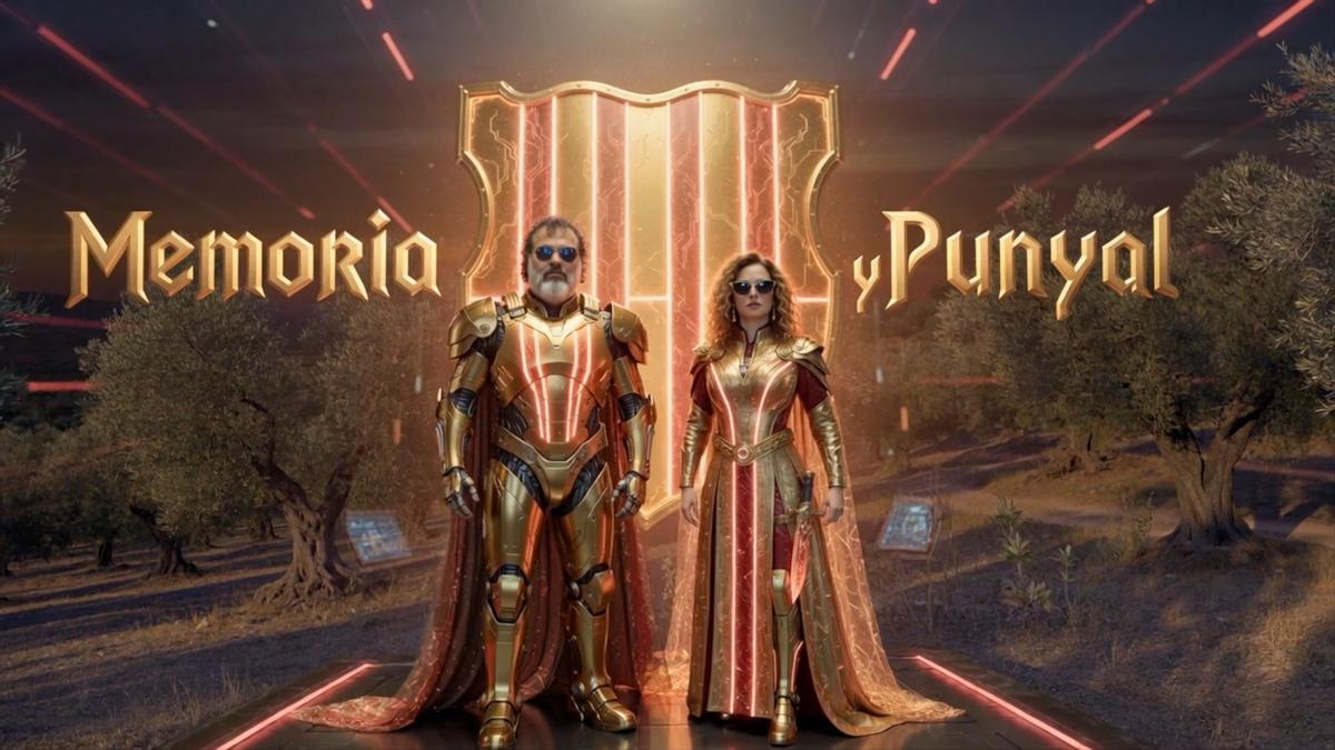 Portada del videoclip de 'Memoria y punyal'