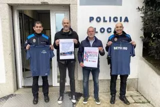 Dos policías de Cambre correrán por una causa solidaria